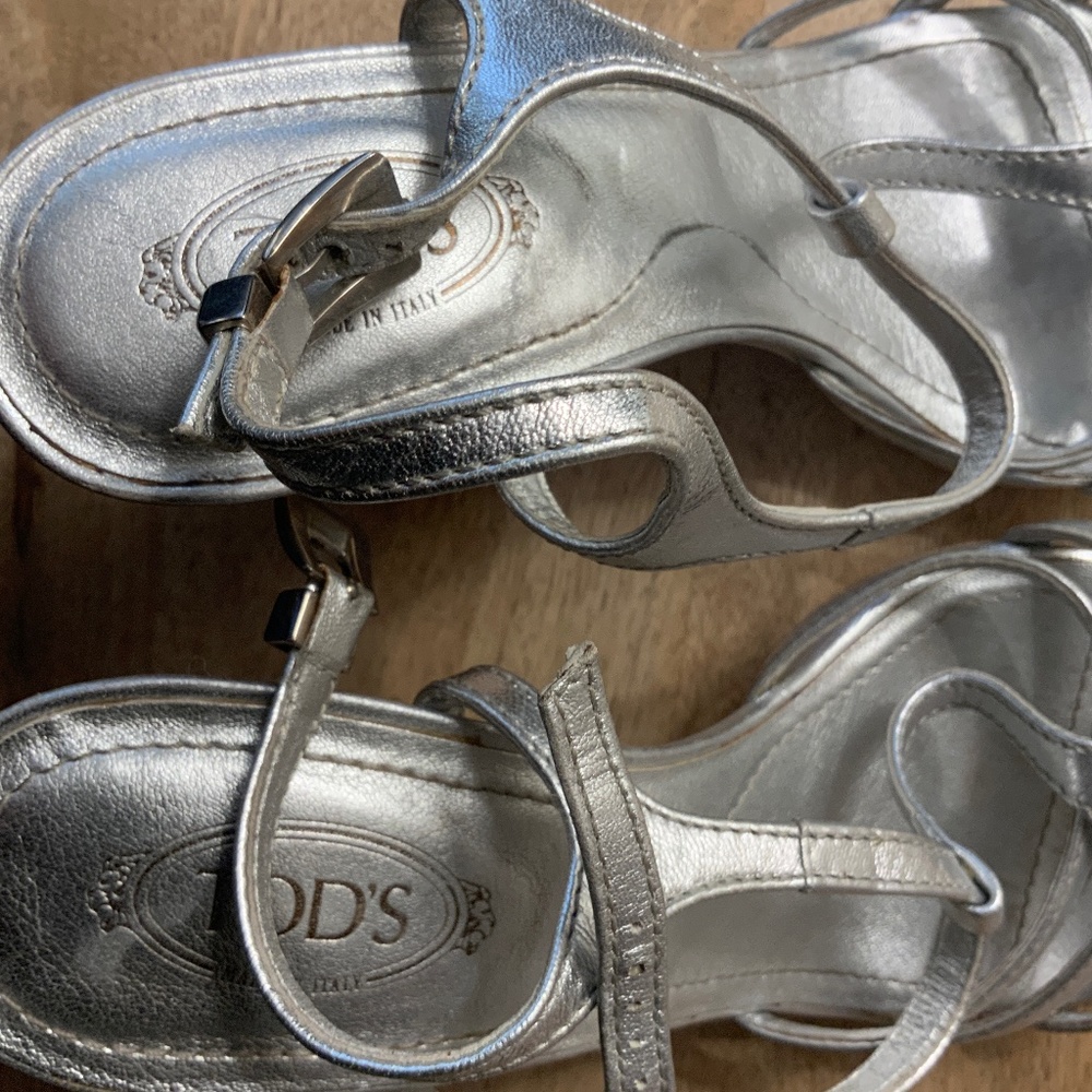 Tods high heeled sandals 36 1/2